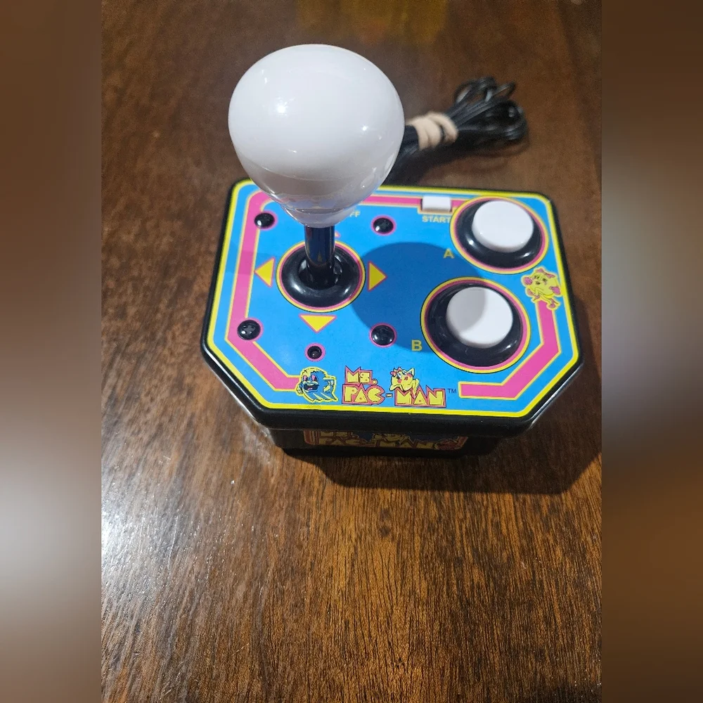 Retro Arcade Joystick - Blue and White